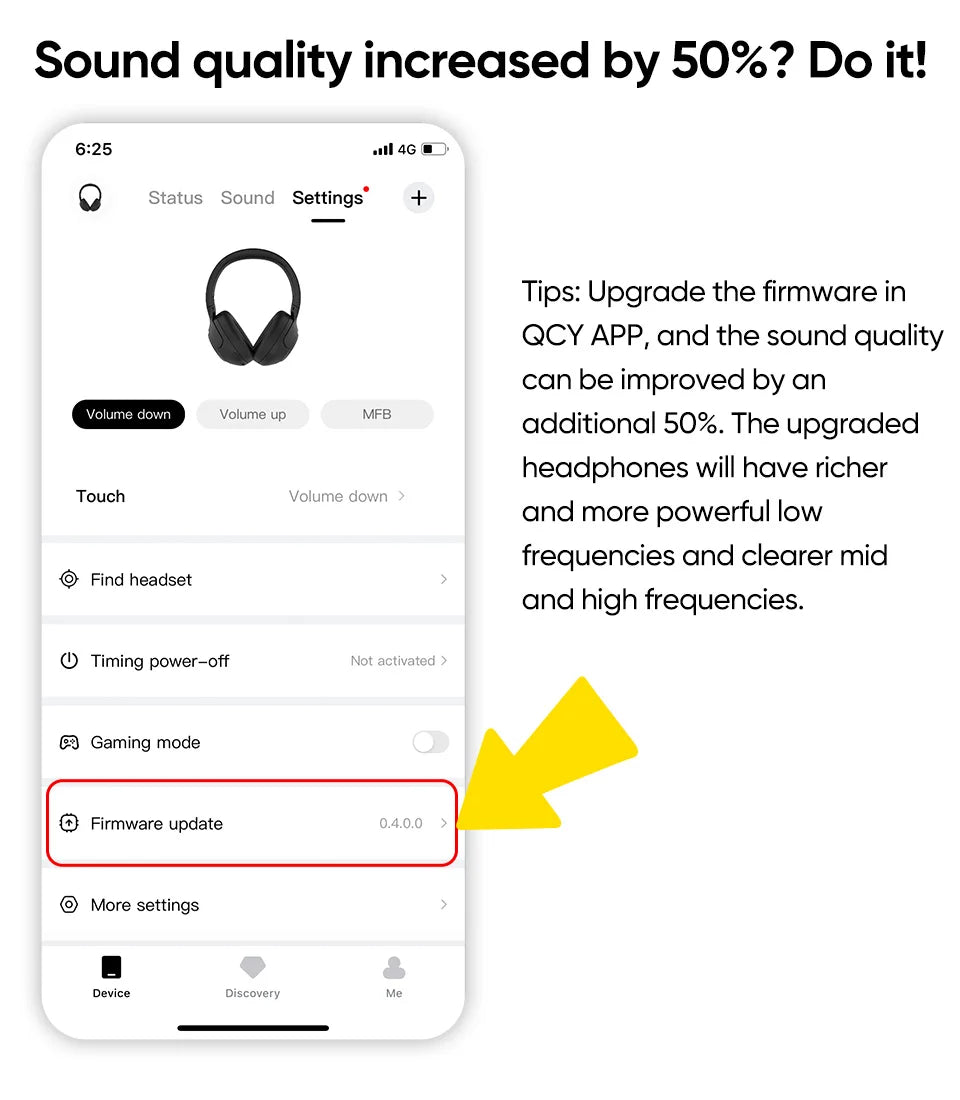 Wireless Over-Ear Headphones with ANC and 60H Battery