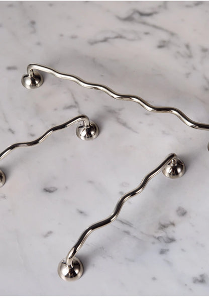 Modern Brass Furniture Handles for Cabinets and Bedside Tables