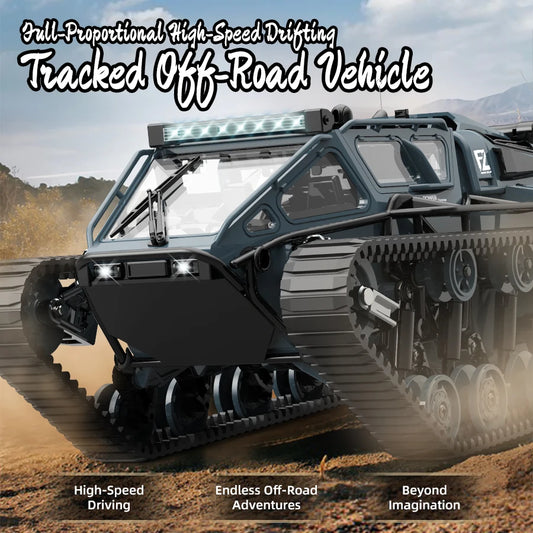 Remote Control Tracked Tank with LED Lights Off-Road