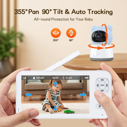 1080P Video Baby Monitor with Cry Detection