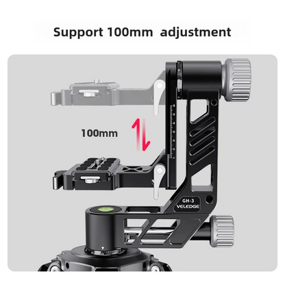 Heavy Duty Aluminum Gimbal Head for Wildlife Photography