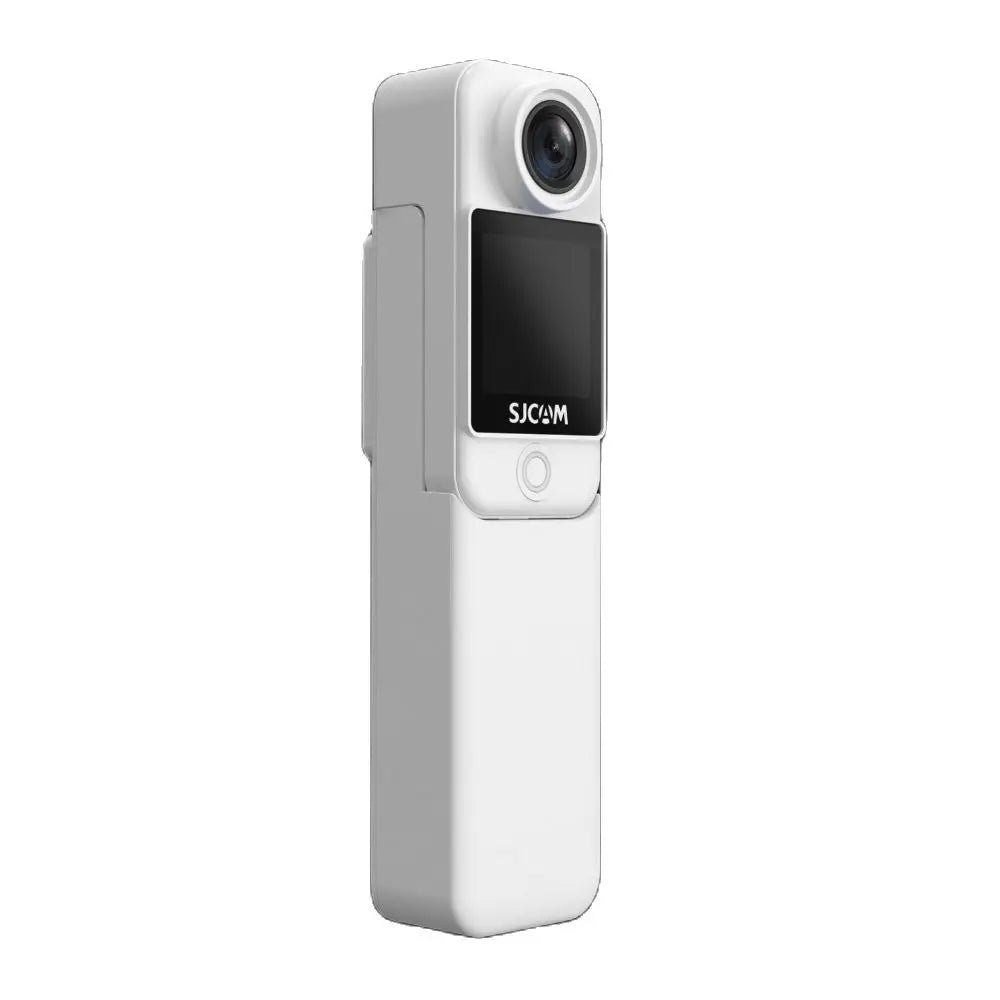 White 4K Sports Camera with Image Stabilization