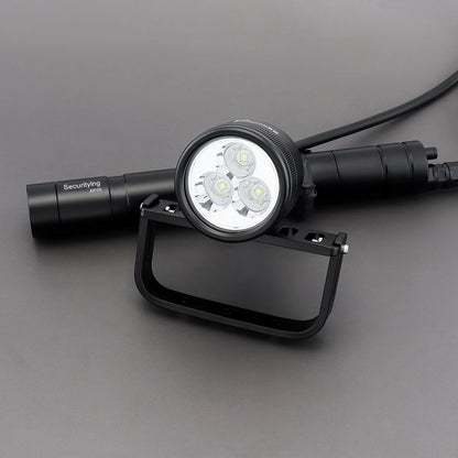 3000LM Underwater Diving Flashlight 1.2M Line