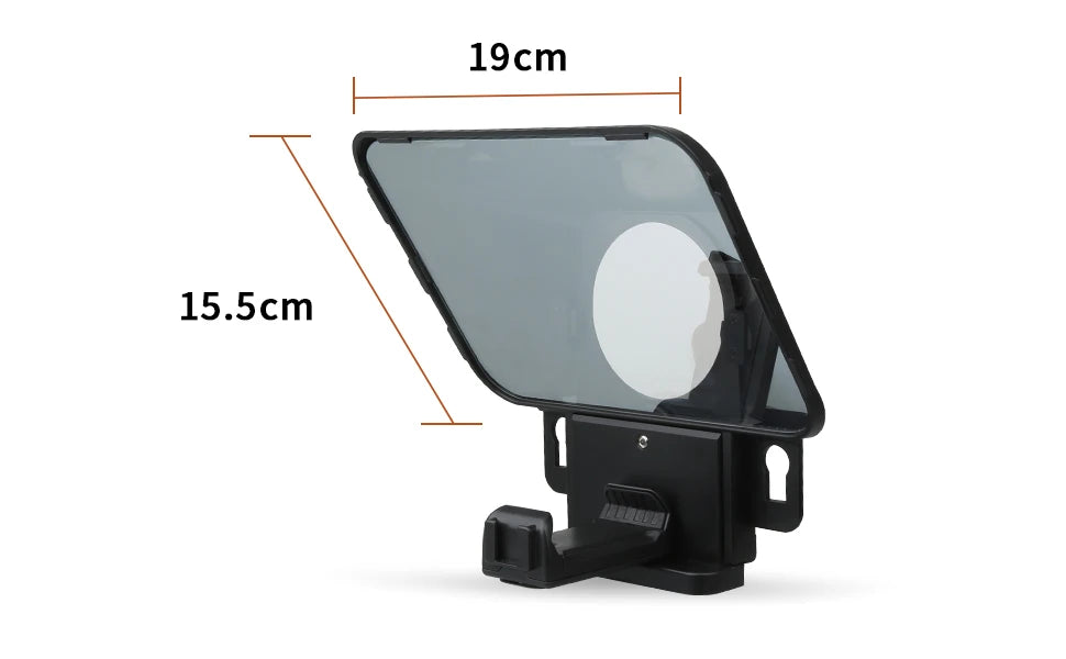 Portable Teleprompter with Glass Screen and Remote 11 Inch