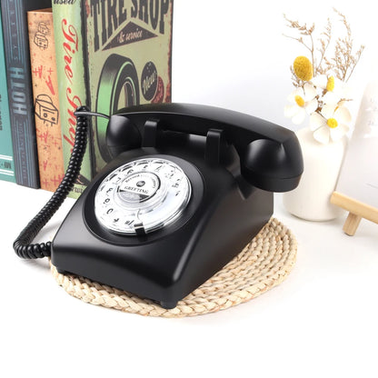 Black Welcome Audio Guestbook Phone for Events