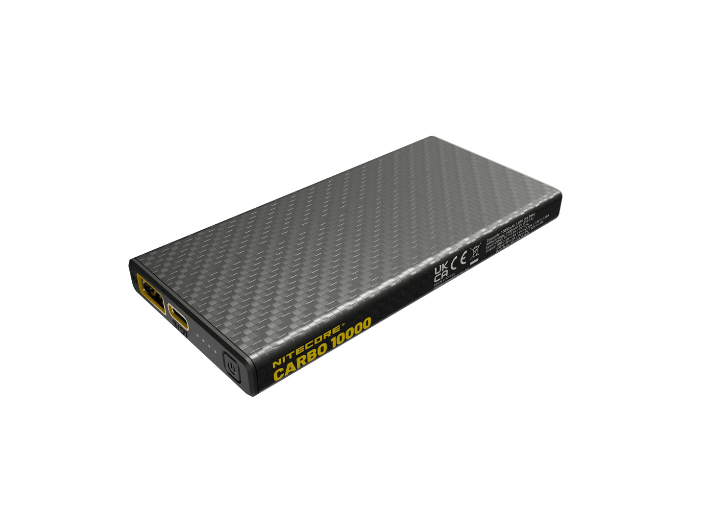 20000mAh Large Capacity Waterproof Carbon Fiber Power Bank