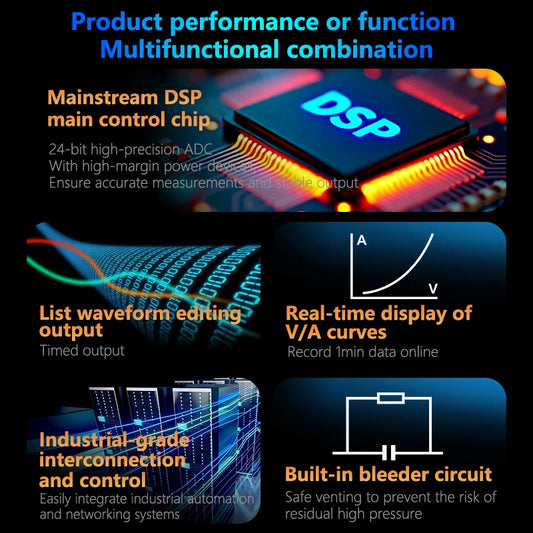 High-Precision Portable DC Power Supply 300V 500W