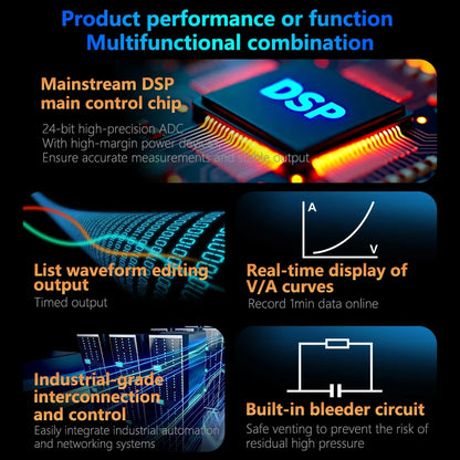 150V 500W Portable Programmable DC Lab Power Supply