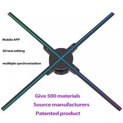 3D Holographic LED Fan Display for Advertising