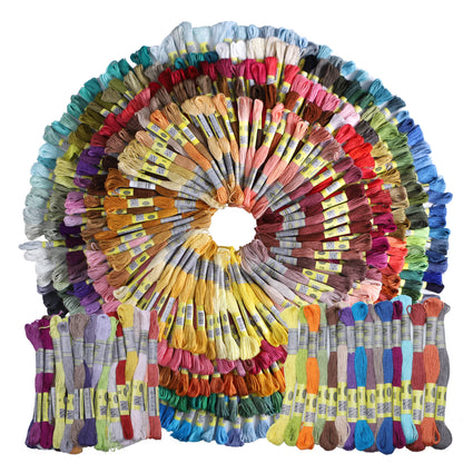447 Colour Embroidery Thread Set Cotton Cross Stitch Floss Kit