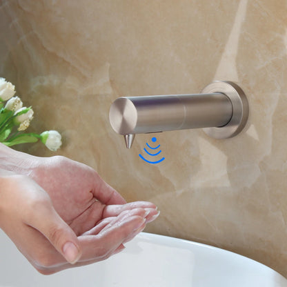 Smart Sensor Soap Dispenser 500ml Wall Mounted Nickel Brushed