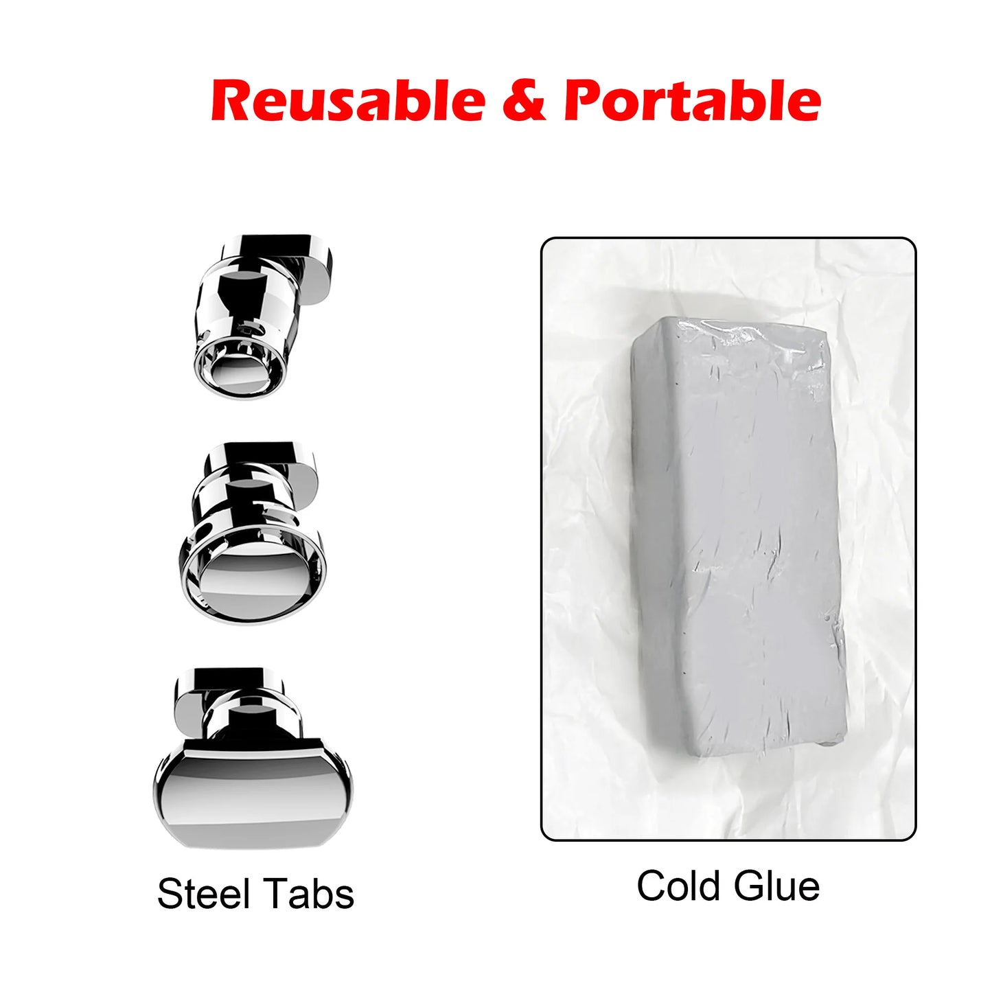 Portable Slide Hammer Dent Puller with Tabs Car Repair Kit