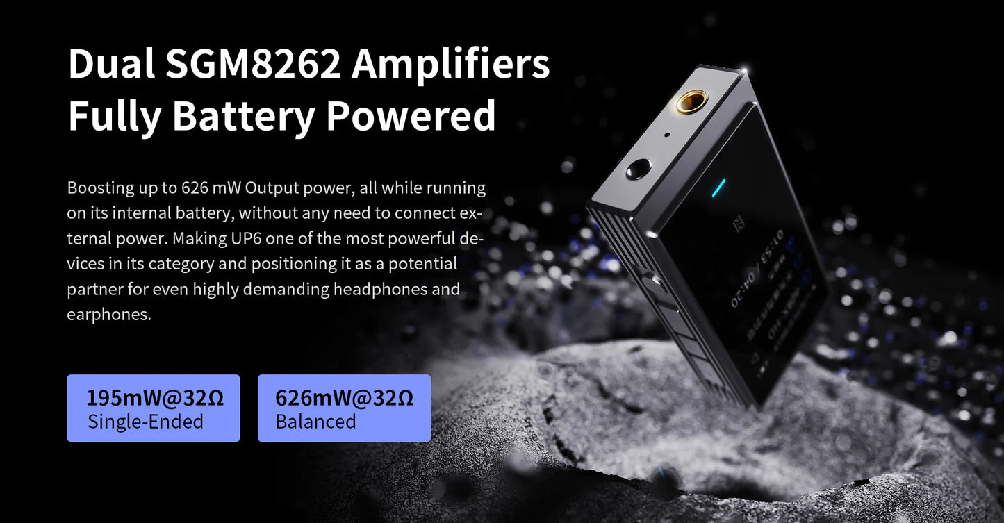 Portable HIFI USB DAC Headphone Amplifier Bluetooth 5.2