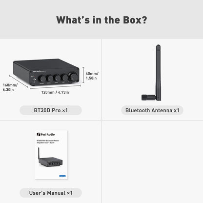 Portable Bluetooth Sound Amplifier for Speakers & Subwoofer