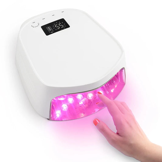 Rechargeable UV LED Nail Dryer Metallic Reflector Base
