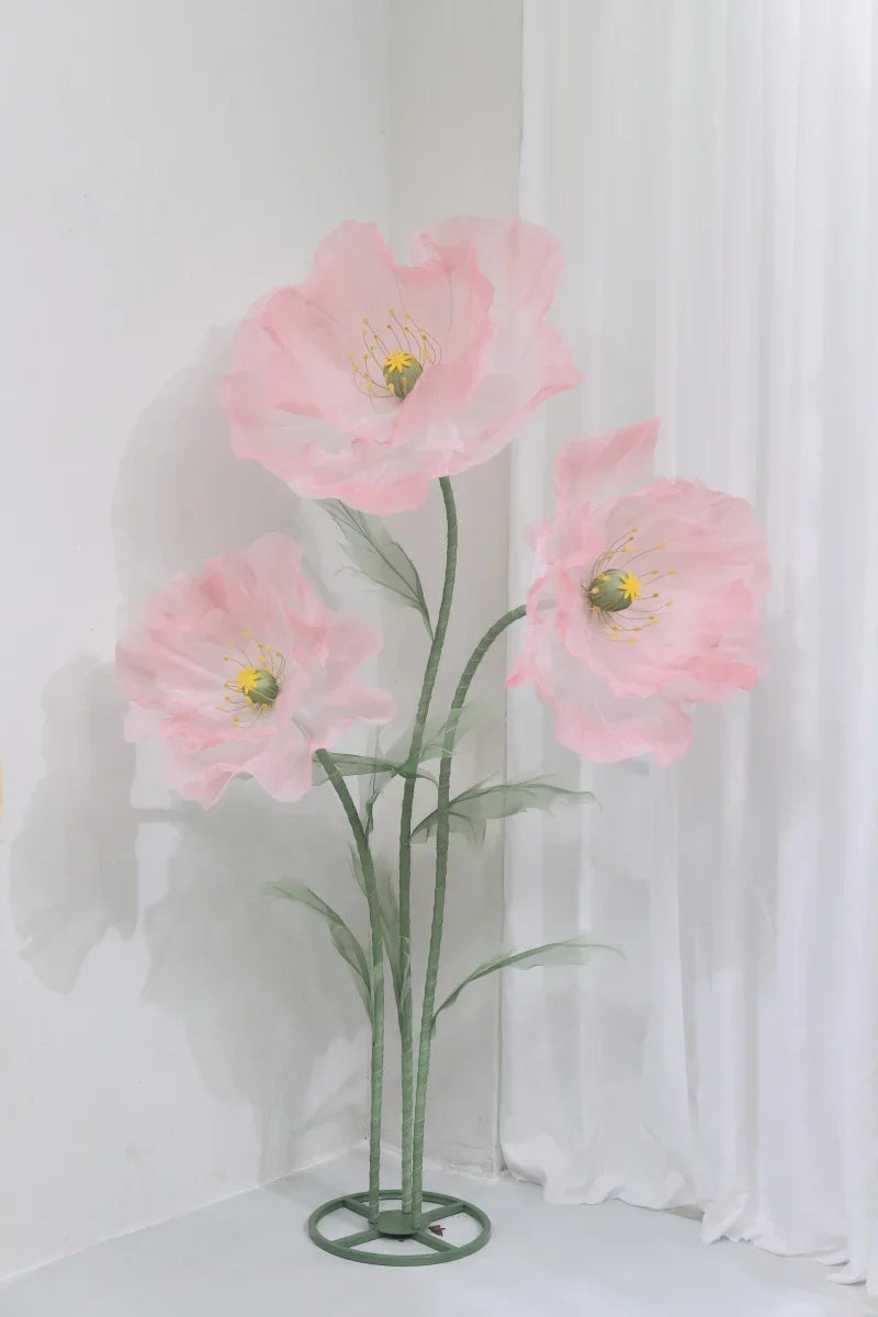 Silk Artificial Flower Stem Wedding Home Decor