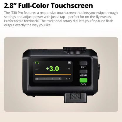 Compact iT30 Pro Flash for Nikon Shooters