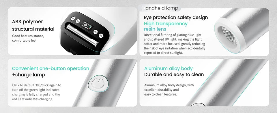 48W UV LED Nail Lamp with 5X Fast Drying