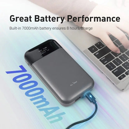 Portable 4G LTE Router with MicroSD Storage and VPN