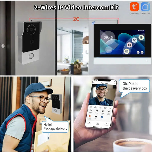 7 Inch Touch Screen Video Doorbell 32GB