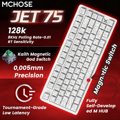 0.1ms Magnetic Switch Gaming Keyboard Black