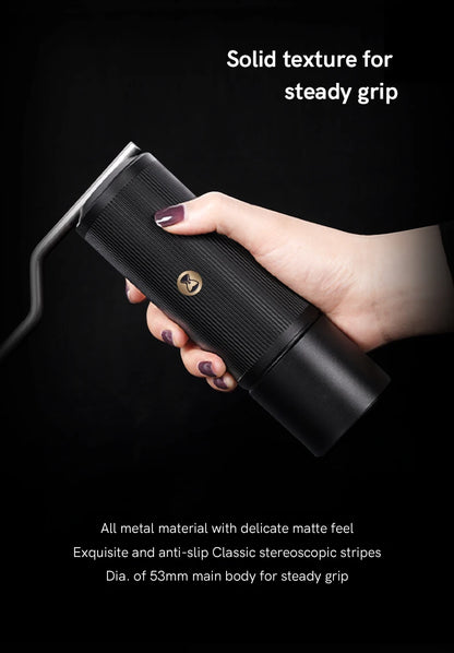 Black Portable Manual Coffee Grinder with 30g Capacity
