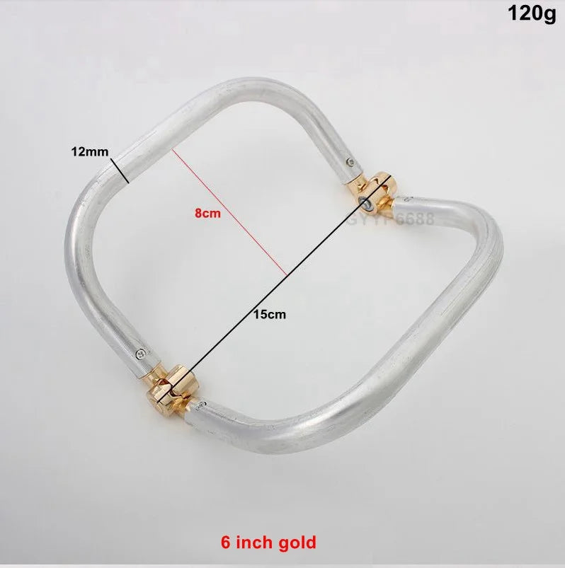 6 Gold Clutch Bag Frames 30 Pack Elegant Aluminum
