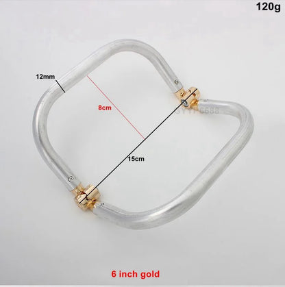 6 Gold Clutch Bag Frames 30 Pack Elegant Aluminum