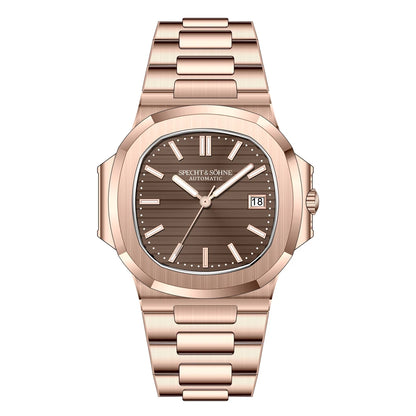 Automatic Stainless Steel Men’s Watch Rose Gold