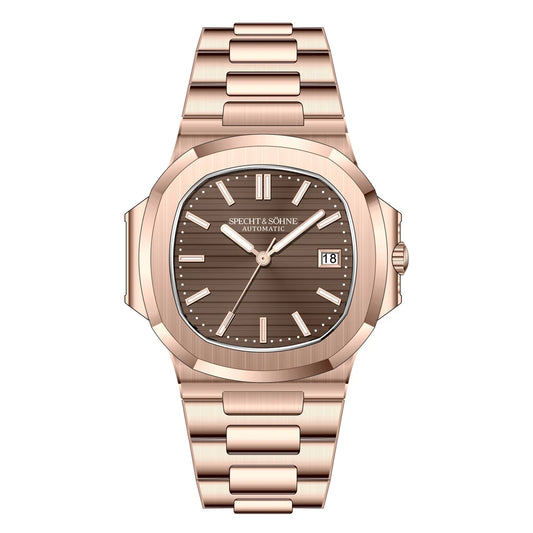 Automatic Stainless Steel Men’s Watch Rose Gold
