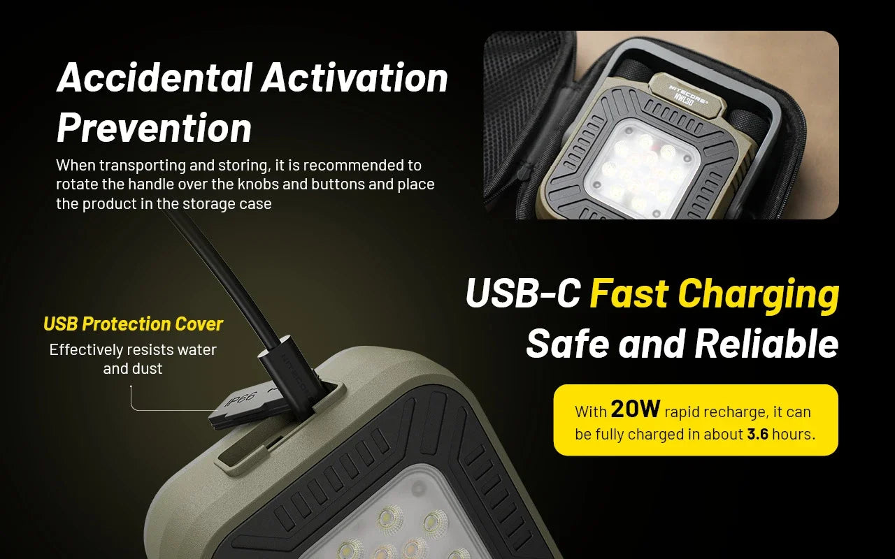 Portable 3000 Lumen LED Lantern with Mosquito Repelling Function