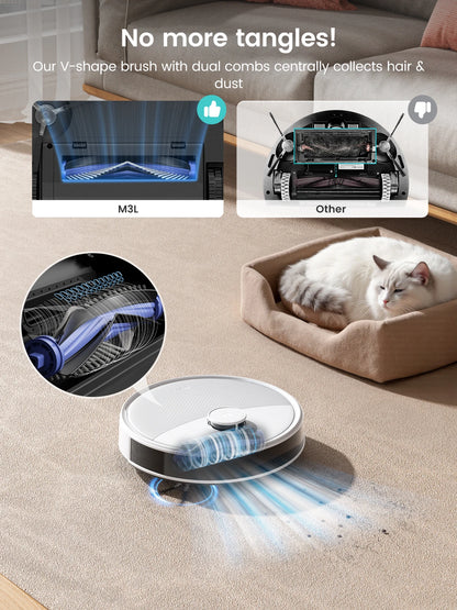 All-in-One Robot Vacuum with 220min Battery and Mop