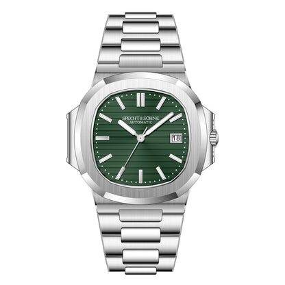 Men’s Sapphire Crystal Sports Watch 50M Green