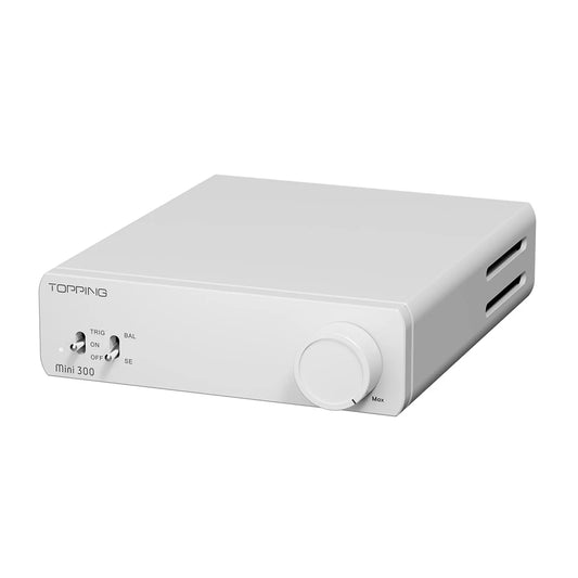 White Desktop Stereo Amplifier Class D High Power