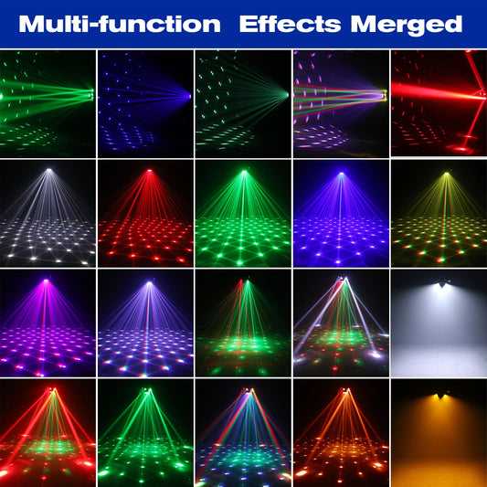 6 Arm RGBW Magic Ball LED Stage Light