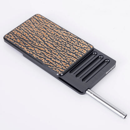 Slide Lid 8-Compartment Snuff Box with Aluminum Straw