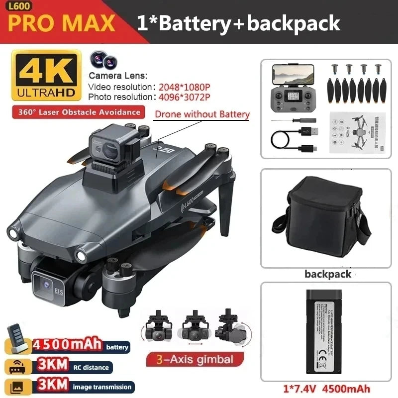PRO MAX 4K GPS Drone with Obstacle Avoidance