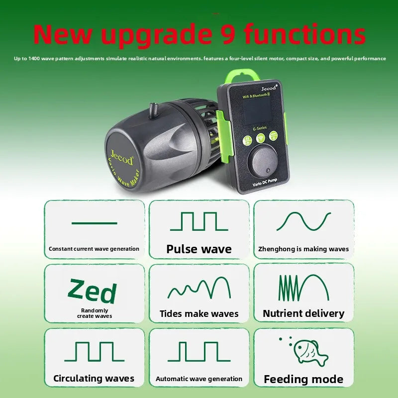GMP-20 WiFi Sine Wave Aquarium Wavemaker Pump