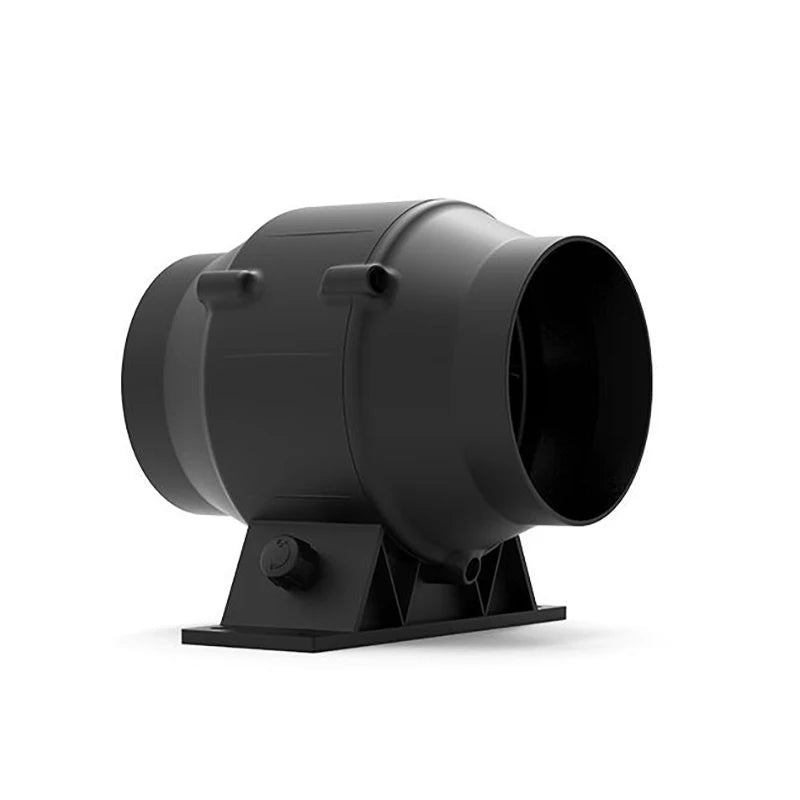 220V Black Exhaust Duct Fan 4 Inch with Adjustable Speed