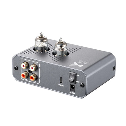 Portable USB Tube DAC Headphone Amp for Hi-Res Sound