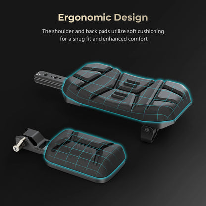 Universal Camera Shoulder Pad with 15mm Dual Rod Clamp