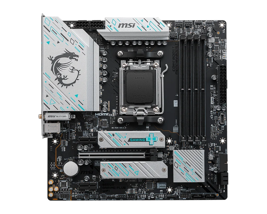 B650M Gaming Plus WiFi AM5 DDR5 Motherboard
