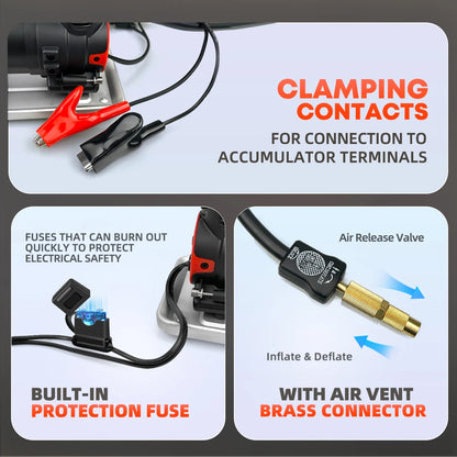 Heavy Duty 12V Portable Air Compressor Pump 120PSI