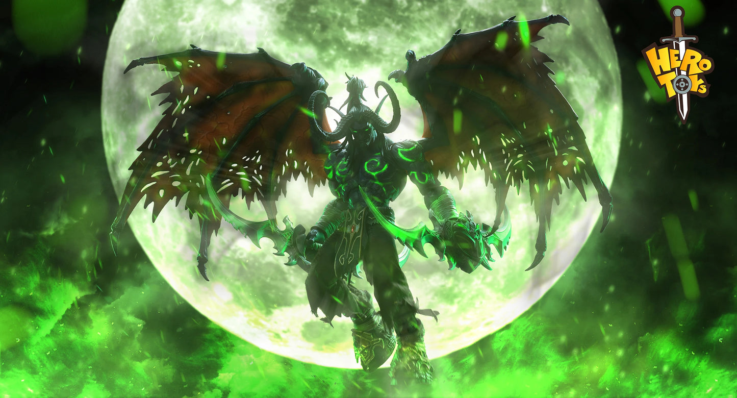 1/10 Scale Demon Hunter Illidan Action Figure 24cm