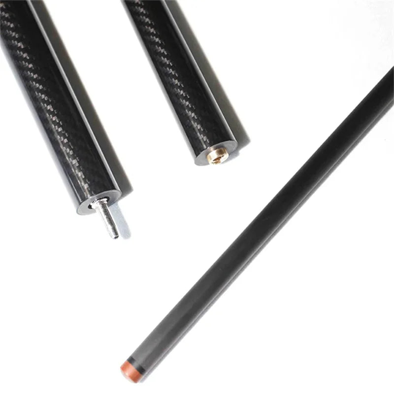 3pc Carbon Fiber Pool Cue 12.9mm Low Deflection Break Jump