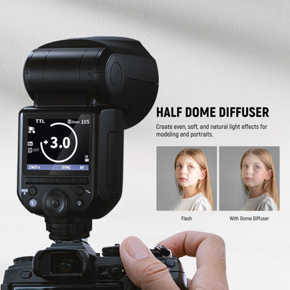 2.4G Wireless TTL Flash with 3000mAh Battery Nikon