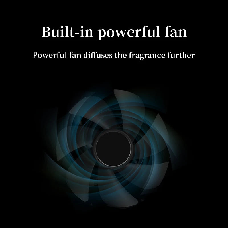 White Wall Mounted Essential Oil Diffuser with Bluetooth Control