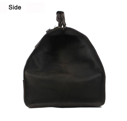 Heavy-Duty Leather Luggage Bag Large Men’s Travel Tote