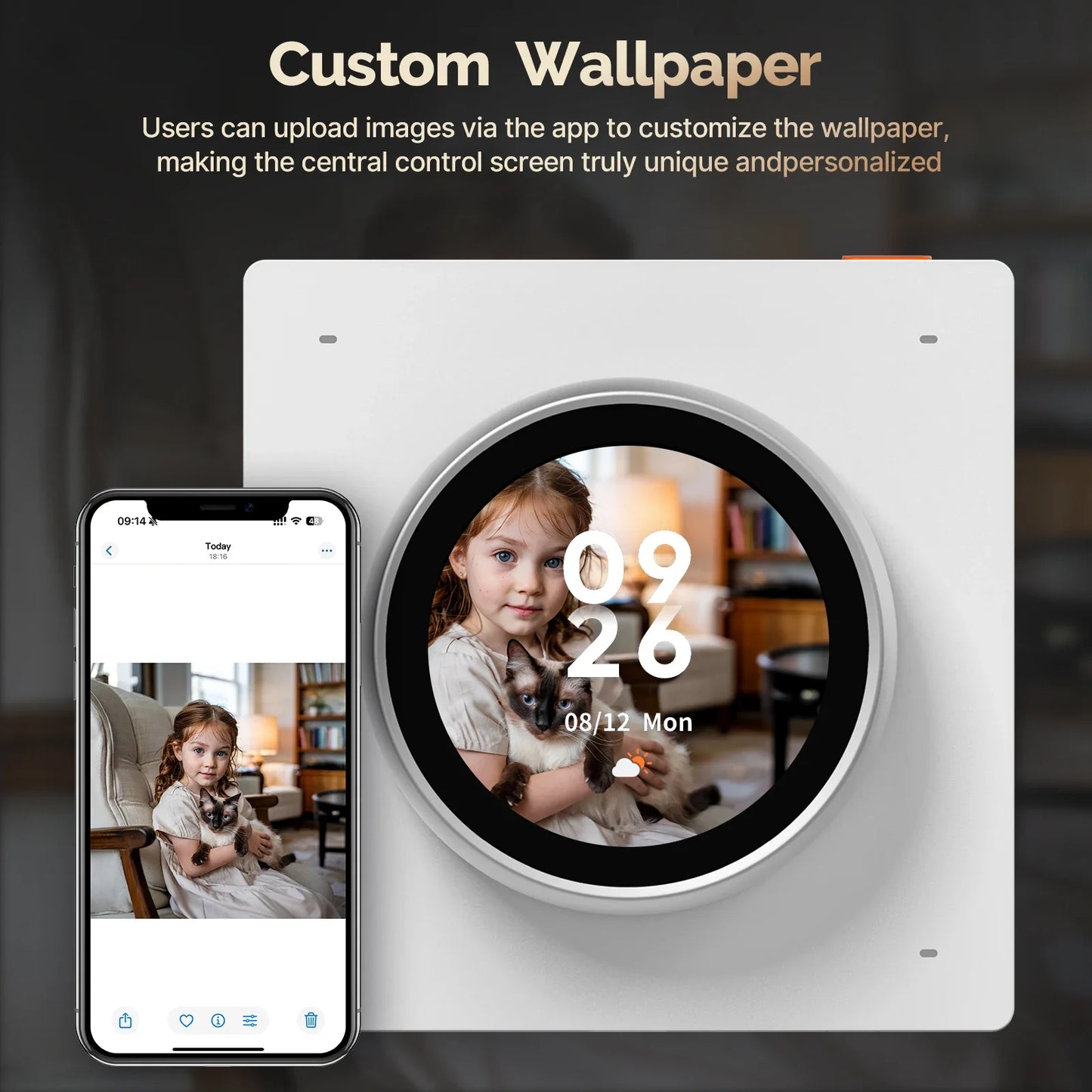 Smart WiFi Knob with Touch Rotate and Scene Control