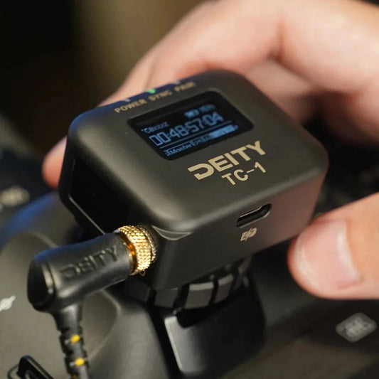 Portable TC-1 Timecode Microphone for Video Recording